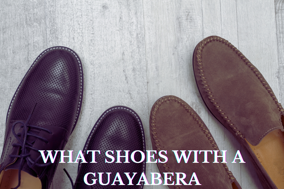 what shoes to wear with a guayabera
