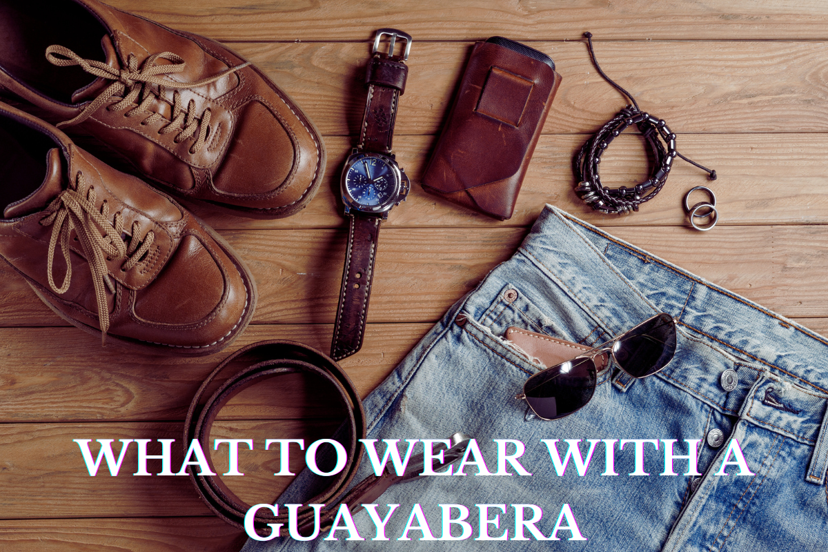 how to accessorize a guayabera