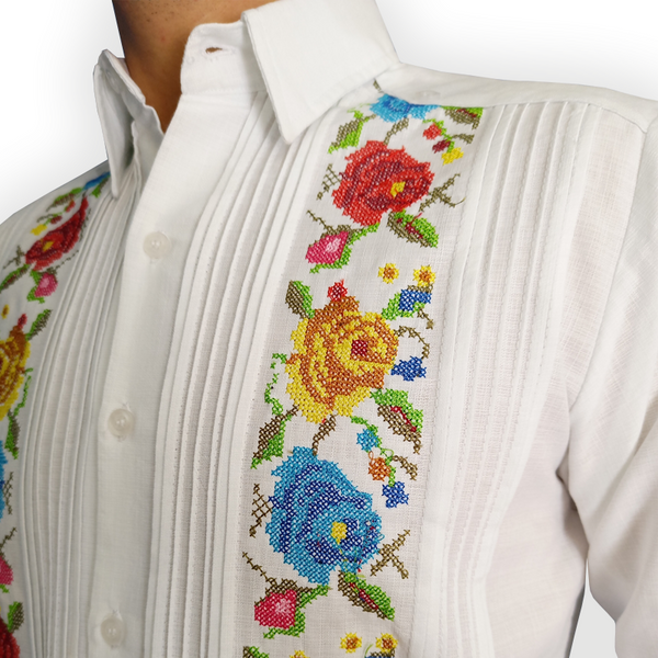 Embroidered Guayabera Shirts | Linen Horse