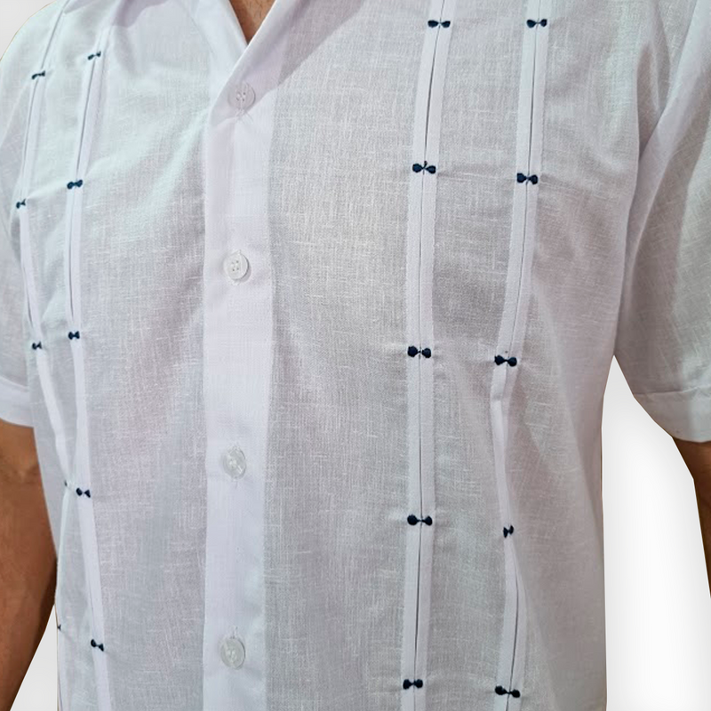 White short sleeve mexican shirt