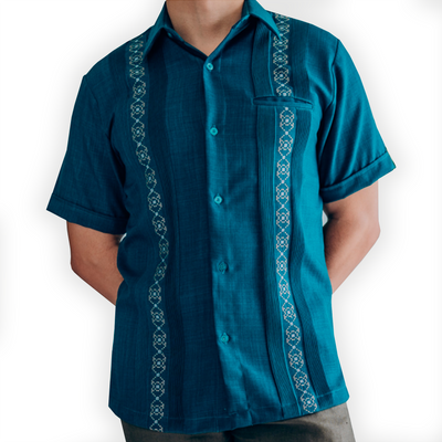 Guayabera top slim fit