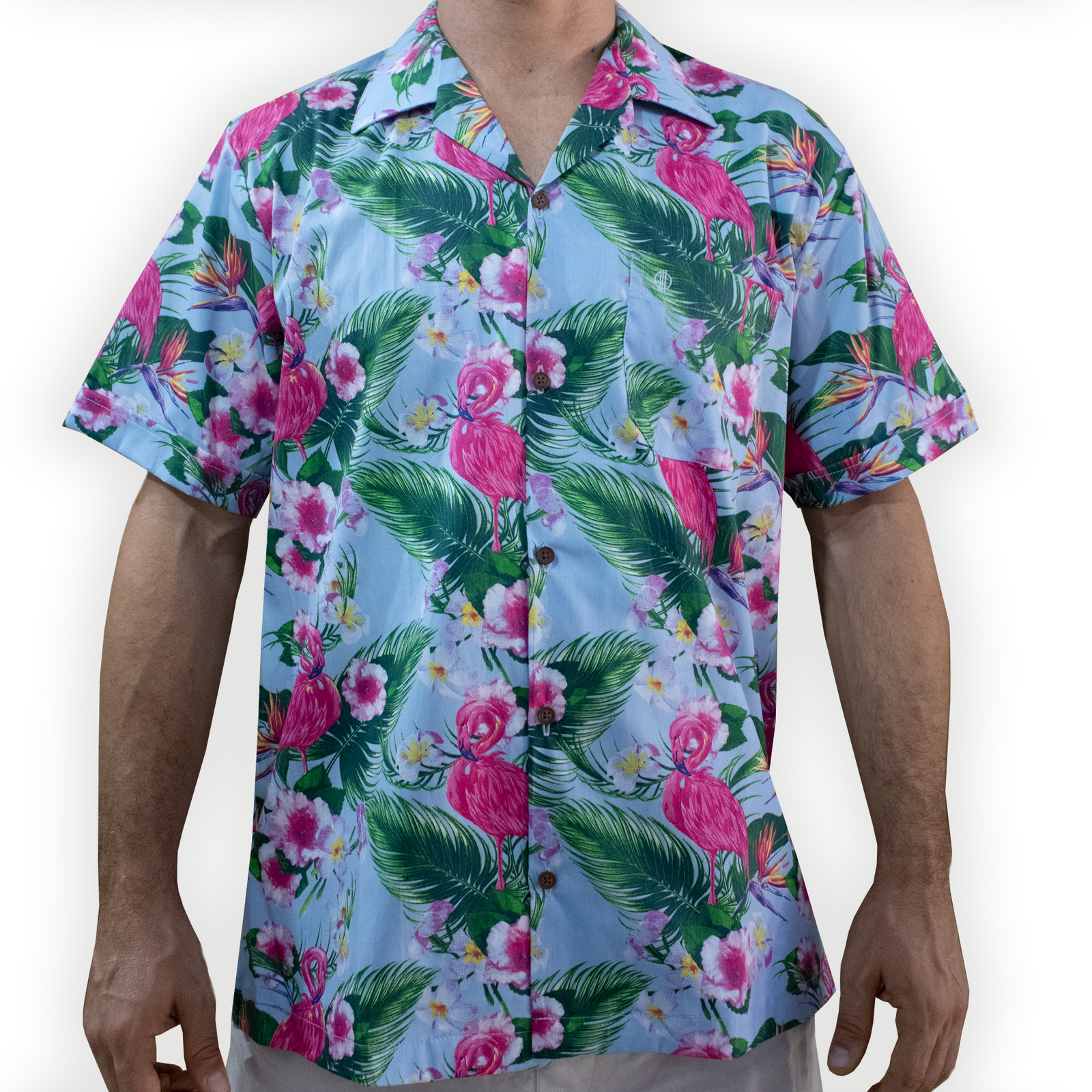 Flamingos Guayabera Shirt