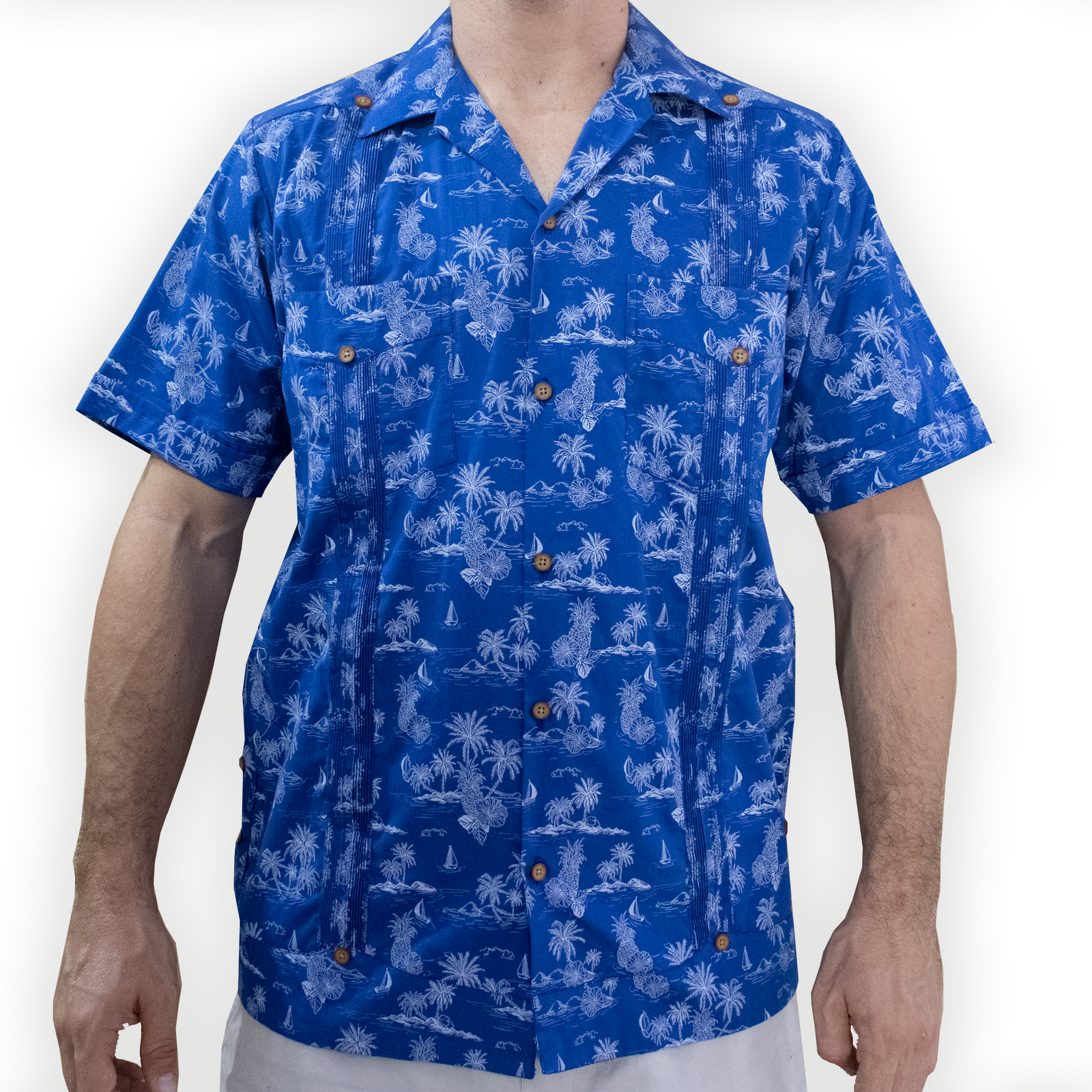 Palm tree guayabera