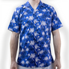 Tropical beach guayabera shirt