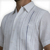 guayabera short sleeve shirt 100% cotton