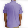 Purple guayabera short sleeve