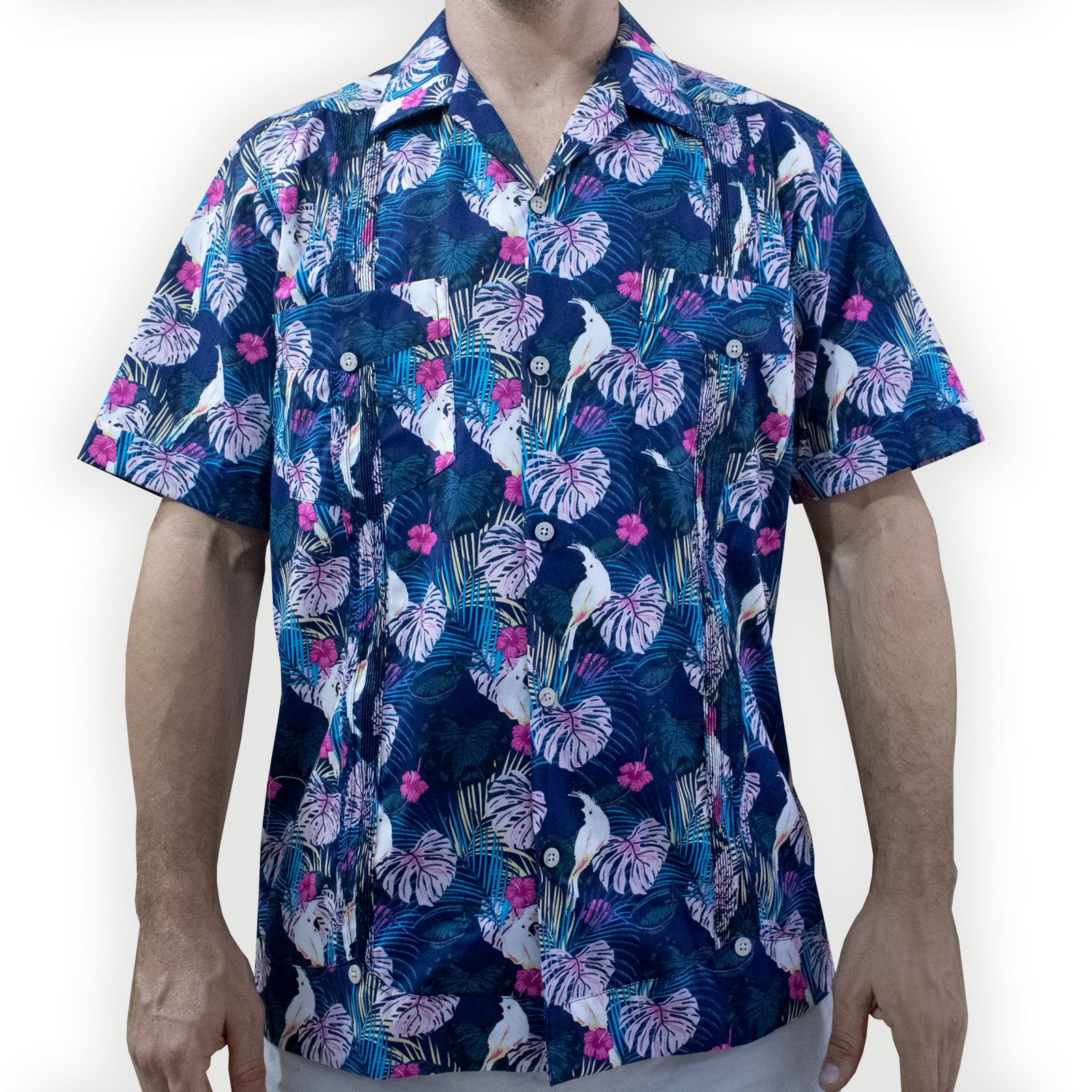 Tropical design guayabera