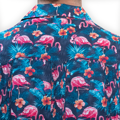 Pink horses guayaberas sale