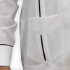 White guayabera outfit for wedding