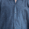 dark blue guayabera short sleeve