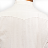 white Long sleeve guayabera shirt