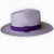 purple panama hat
