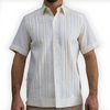 Ivory guayabera shirt