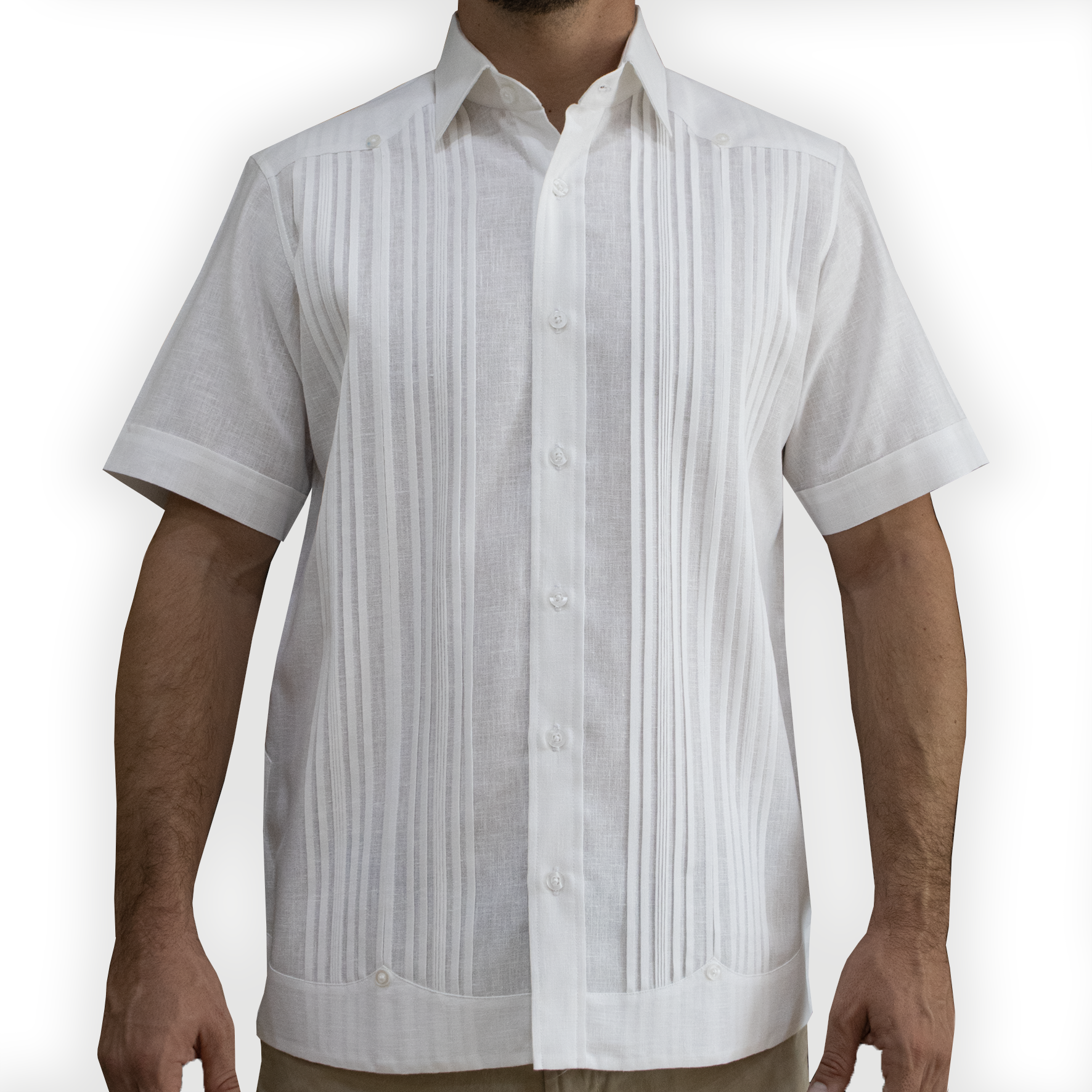 Guayabera shirt white