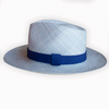 men's Blue jipijapa hat
