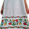 Kids mexican guayabera dress with flowers