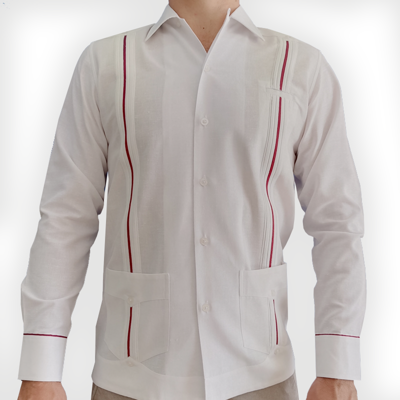 White guayabera outfit