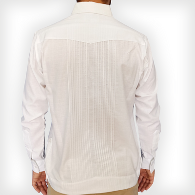 Yucatan guayabera shirt white