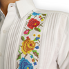 embroidered Yucatan guayabera shirt