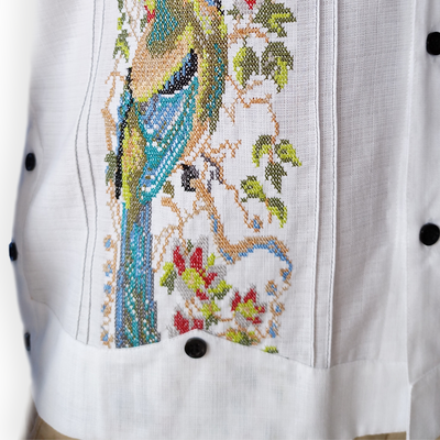 mexican embroidered guayabera shirt