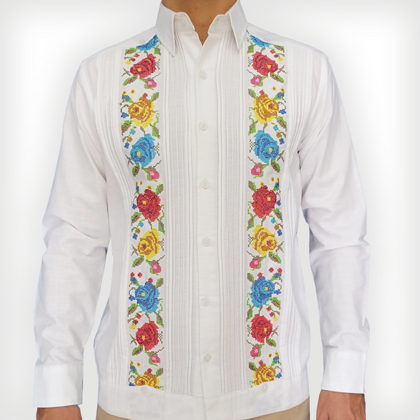 White Guayabera Shirt | Linen Horse